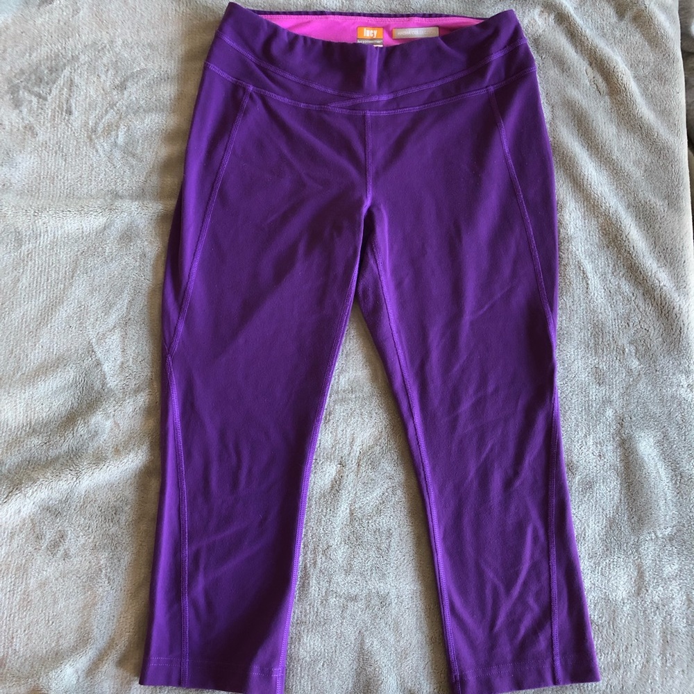 Lucy Powermax Hatha Collection Capris Crops